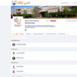 Screenshot einer von der Digitalagentur ThinkFuture-OWL umgesetzten Kundenwebsite. Der Screenshot zeigt die Nutzerverwaltungsseite einer Berufsschule.